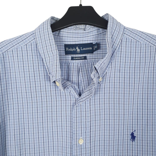 Mens Blue Ralph Lauren Shirt