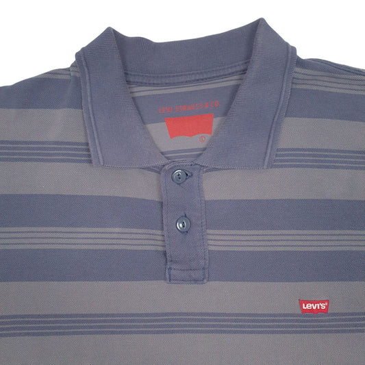 Mens Grey Levis Polo Shirt