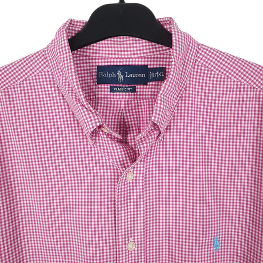 Mens Pink Ralph Lauren Shirt