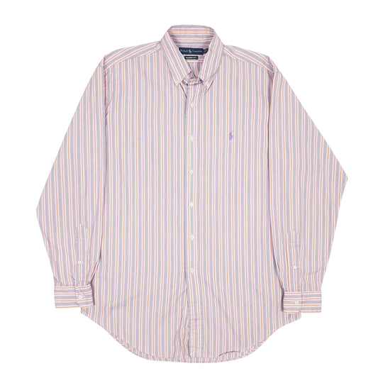 Mens Pink Ralph Lauren Long Sleeve Shirt