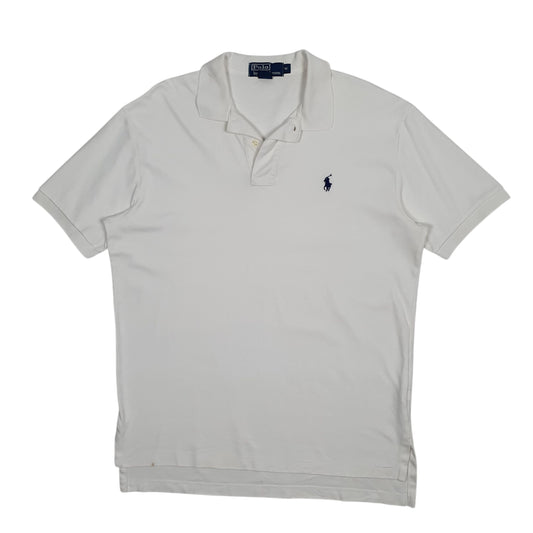 Mens White Polo Ralph Lauren Short Sleeve Polo Shirt