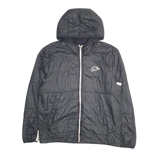 Mens Black Nike Puffer Coat