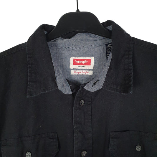 Mens Black Wrangler Shirt