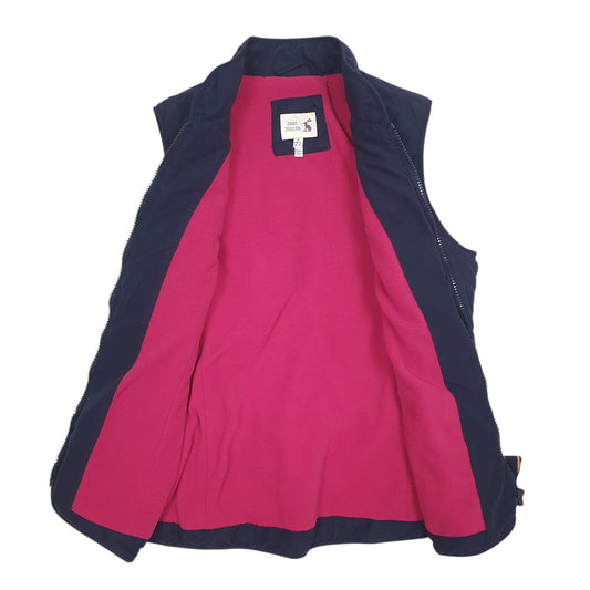 Womens Navy Joules Quilted Coat