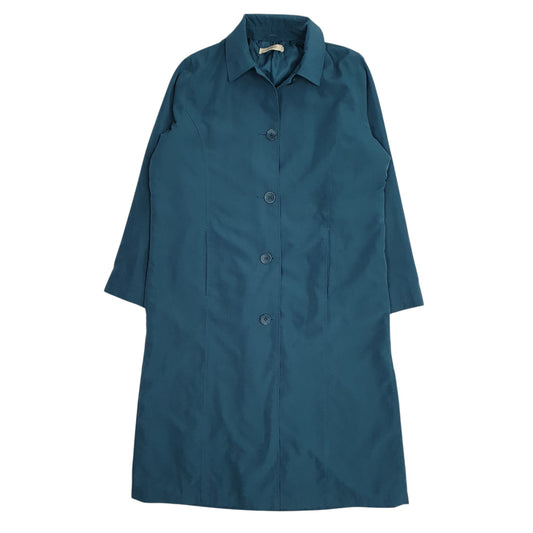 Womens Blue Classics Overcoat Longline Coat