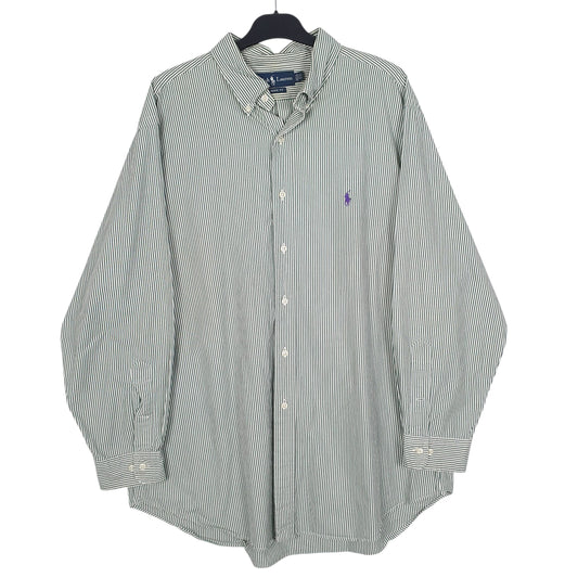 Mens Green Ralph Lauren Long Sleeve Shirt