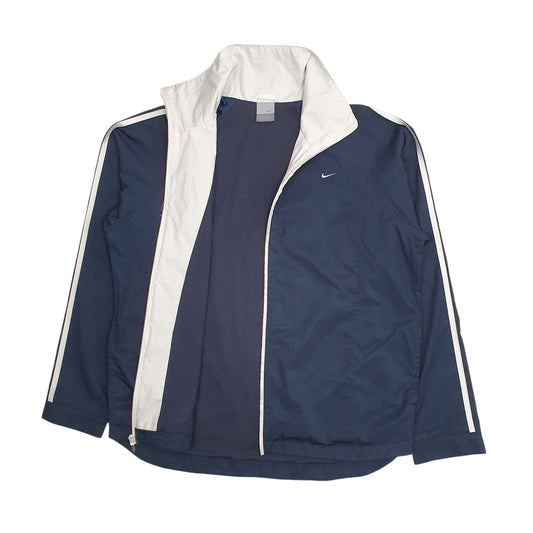 Womens Navy Nike Vintage 2000s Y2K Track Coat