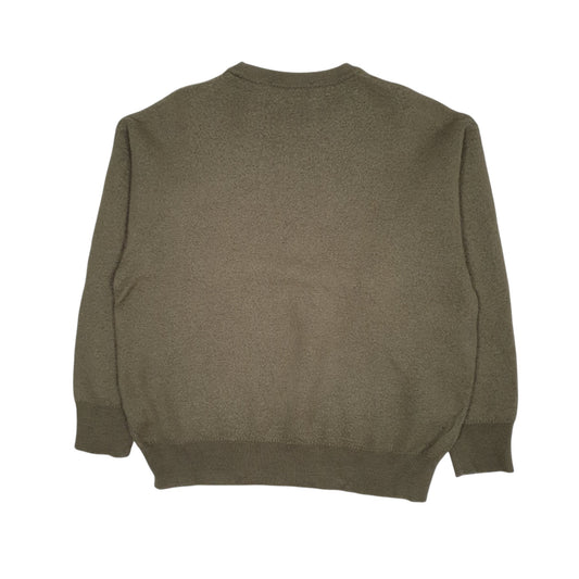 Mens Green Burberry Vintage 90s Crewneck Jumper