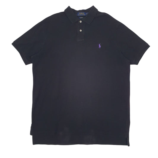Mens Black Polo Ralph Lauren Short Sleeve Polo Shirt
