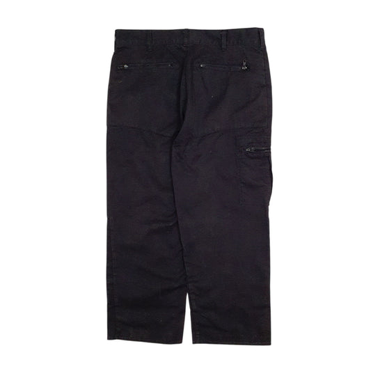 Mens Black Dickies Redhawk Workwear Trousers
