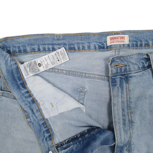 Mens Blue Levis Signature Hoodie Shorts