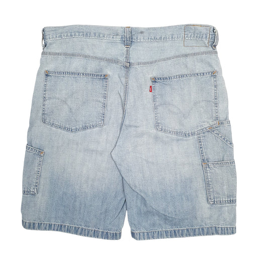 Mens Blue Levis Carpenter Shorts