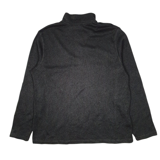 Mens Grey Champion Wisconsin Badgers Quarter Zip Jumper