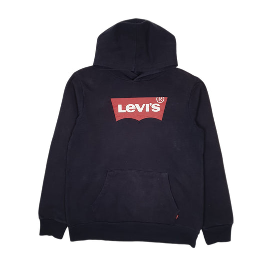Mens Navy Levis Hoodie Jumper
