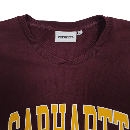 Womens Burgundy Carhartt Crewneck Jumper