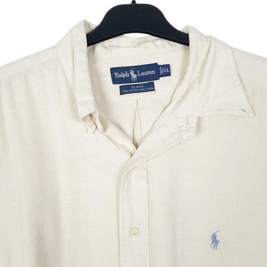 Mens Cream Ralph Lauren Shirt