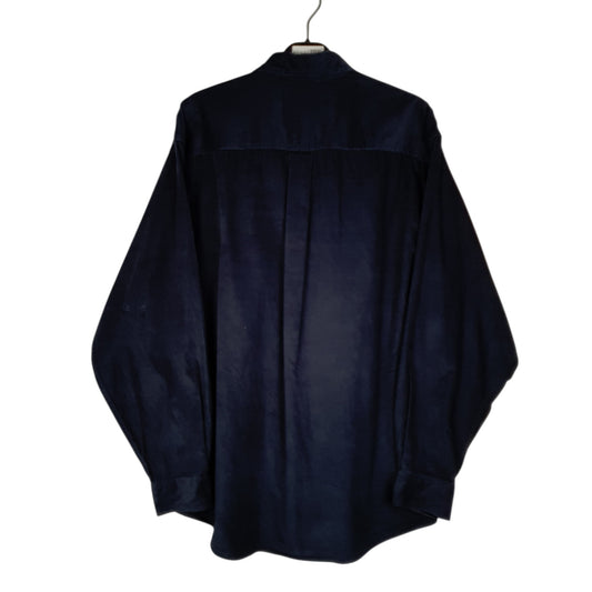 Mens Navy L.L.Bean Corduroy Shirt