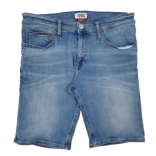 Mens Blue Tommy Hilfiger Denim Shorts