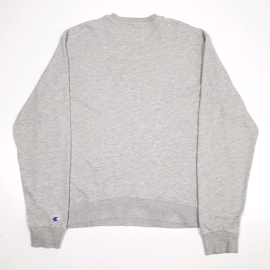 Mens Grey Champion Crewneck Jumper