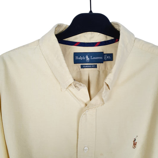 Mens Yellow Ralph Lauren Shirt