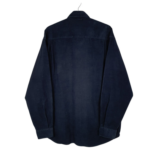 Mens Navy Columbia Sportswear Company Corduroy Vintage 90s Shirt