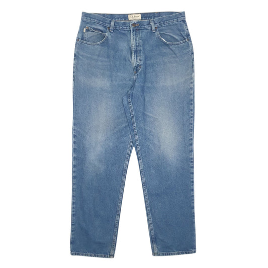 Mens Blue L.L.Bean Natural Fit JeansW36 L32