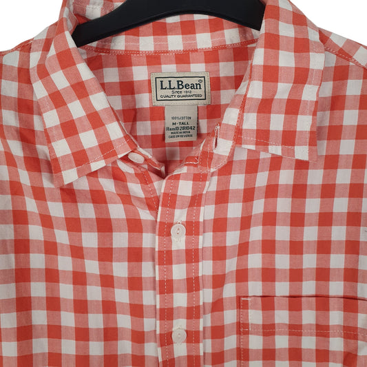 Mens Orange L.L.Bean Shirt