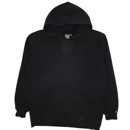 Mens Black Carhartt Chase Hooded Hoodie Jumper