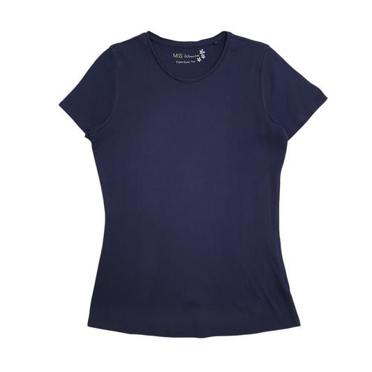 Womens Navy M&S Short Sleeve T Shirt