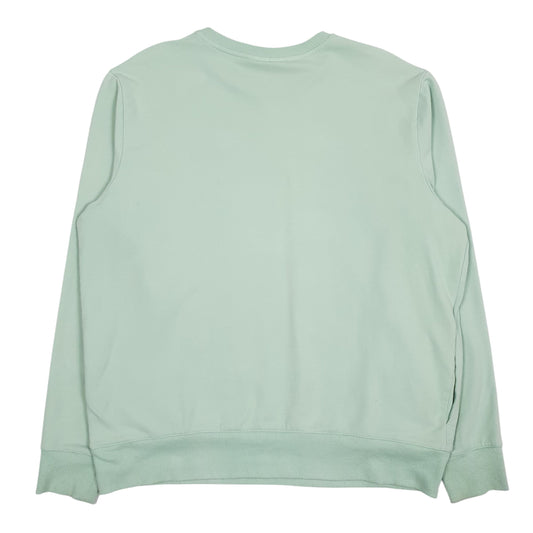 Womens Green Fila Crewneck Jumper