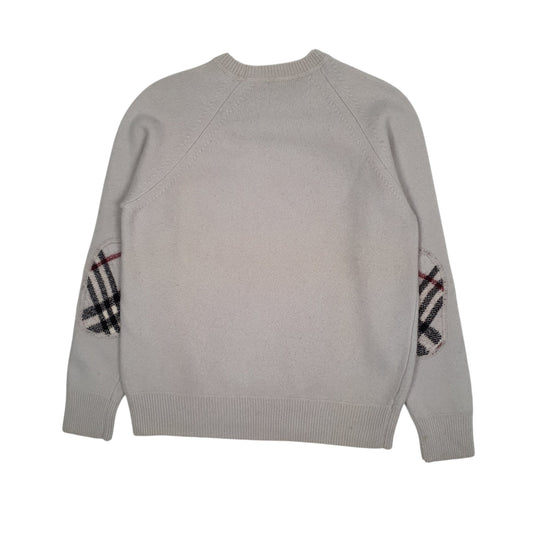 Womens Grey Burberry Crewneck Jumper
