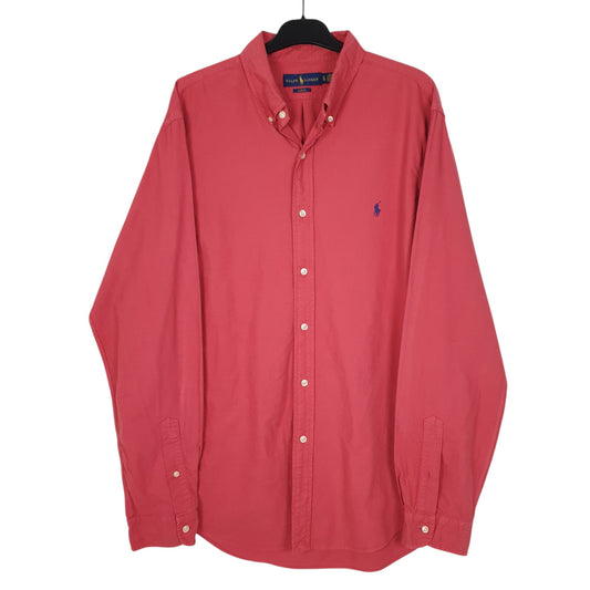 Mens Red Ralph Lauren Long Sleeve Shirt
