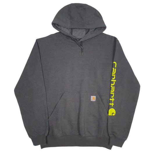 Mens Grey Carhartt Hoodie Jumper
