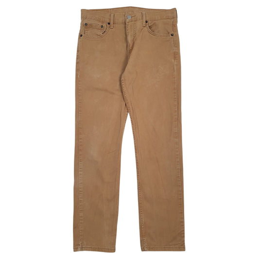Mens Brown Levis 502 Chino Trousers