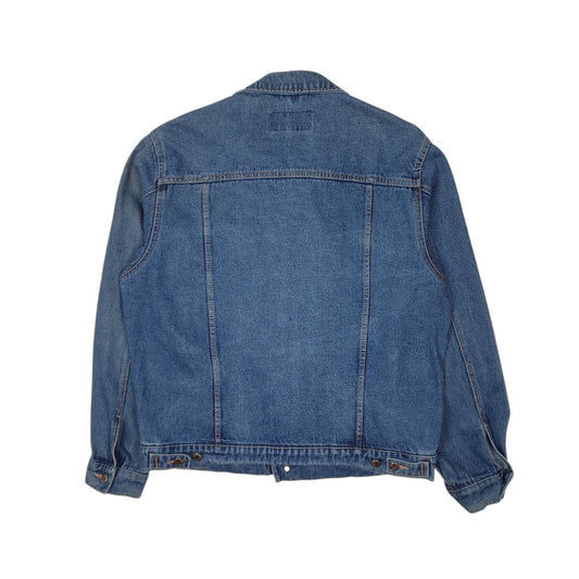 Mens Blue Wrangler Hero Vintage 2000s Type 3 Trucker Coat