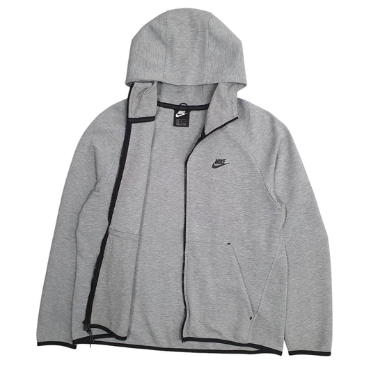 Mens Grey Nike Tech Fleece Full Zip Jumper