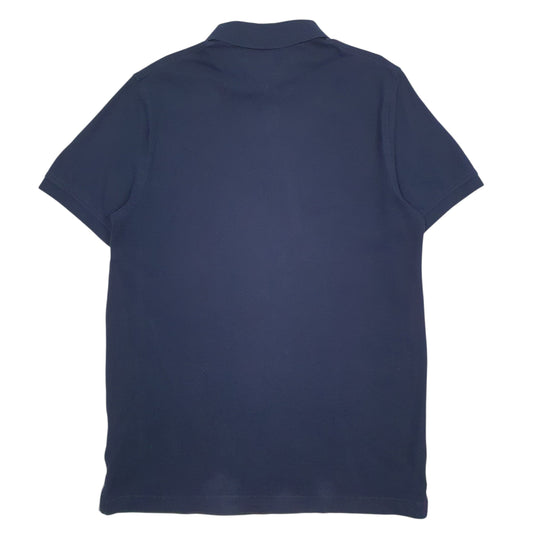 Mens Navy Tommy Hilfiger Hoodie Polo Shirt