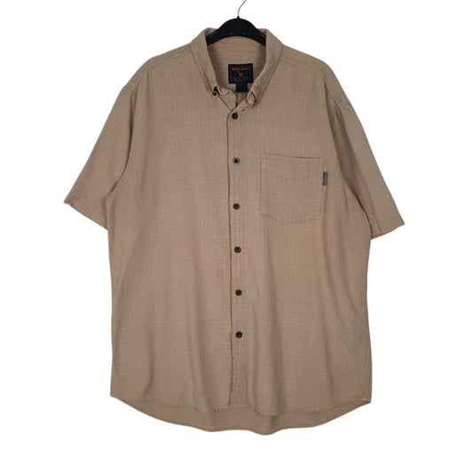 Mens Beige Woolrich Short Sleeve Shirt