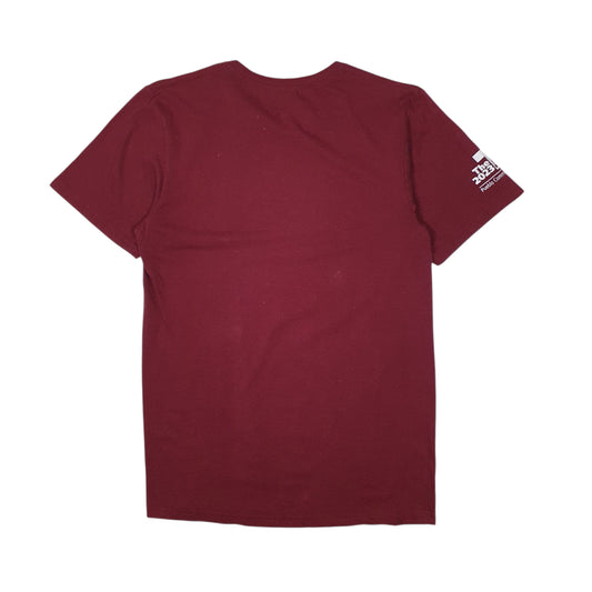 Mens Burgundy Gildan T Shirt
