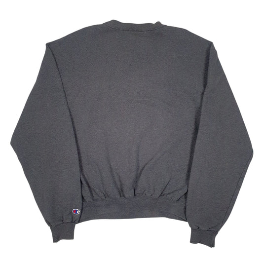 Mens Grey Champion Crewneck Jumper