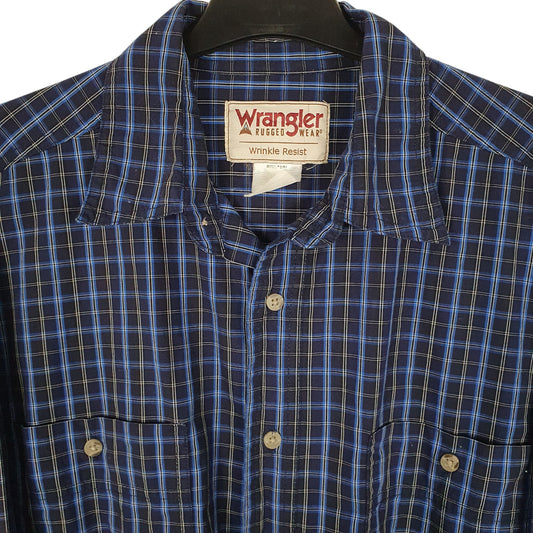 Mens Navy Wrangler Shirt