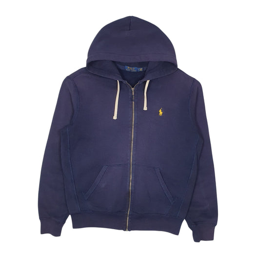 Mens Navy Polo Ralph Lauren Hoodie Full Zip Jumper