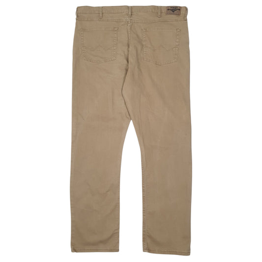 Mens Brown Wrangler Jeans