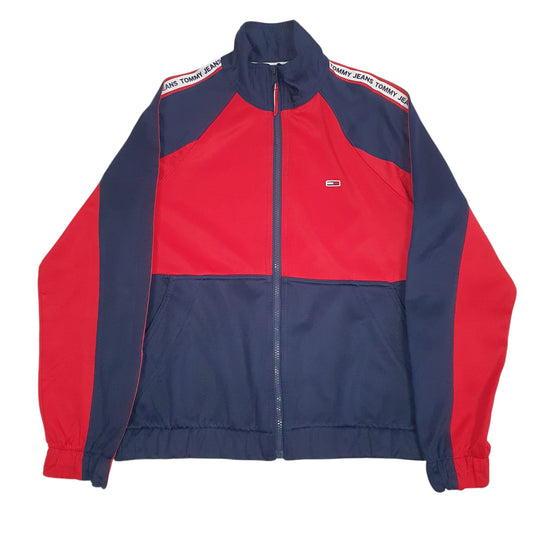 Womens Red Tommy Hilfiger Full Zip Jumper
