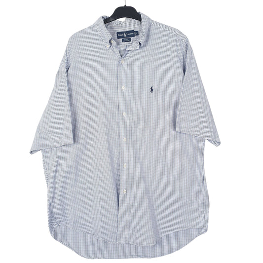 Mens Blue Ralph Lauren Short Sleeve Shirt