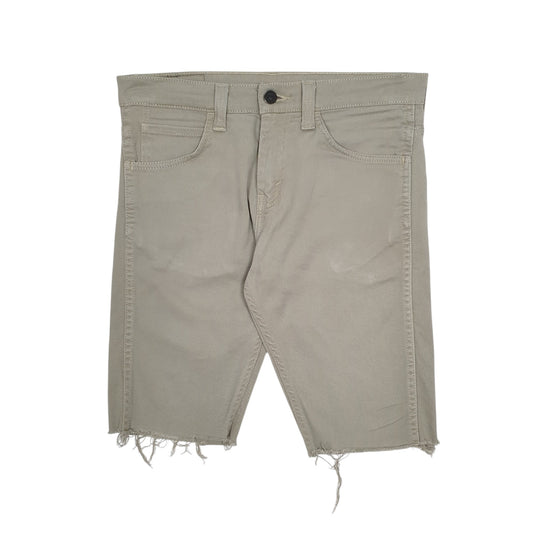 Mens Green Levis 513 Cut Off Denim Shorts