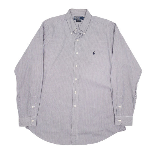 Mens Grey Polo Ralph Lauren Long Sleeve Shirt