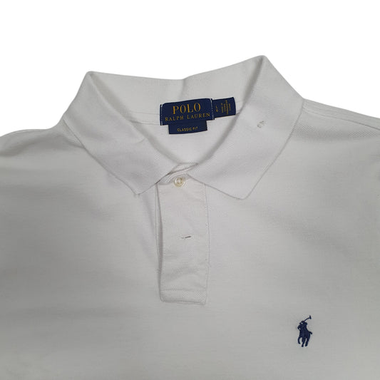Mens White Polo Ralph Lauren Polo Shirt