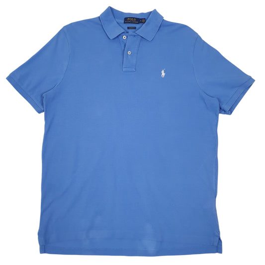 Mens Blue Polo Ralph Lauren Short Sleeve Polo Shirt