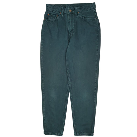 Womens Green Levis Vintage 90s Made In USA 521 JeansW28 L28